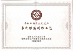 喜報(bào)！恭賀李氏椎墊成功申請非物質(zhì)文化遺產(chǎn)